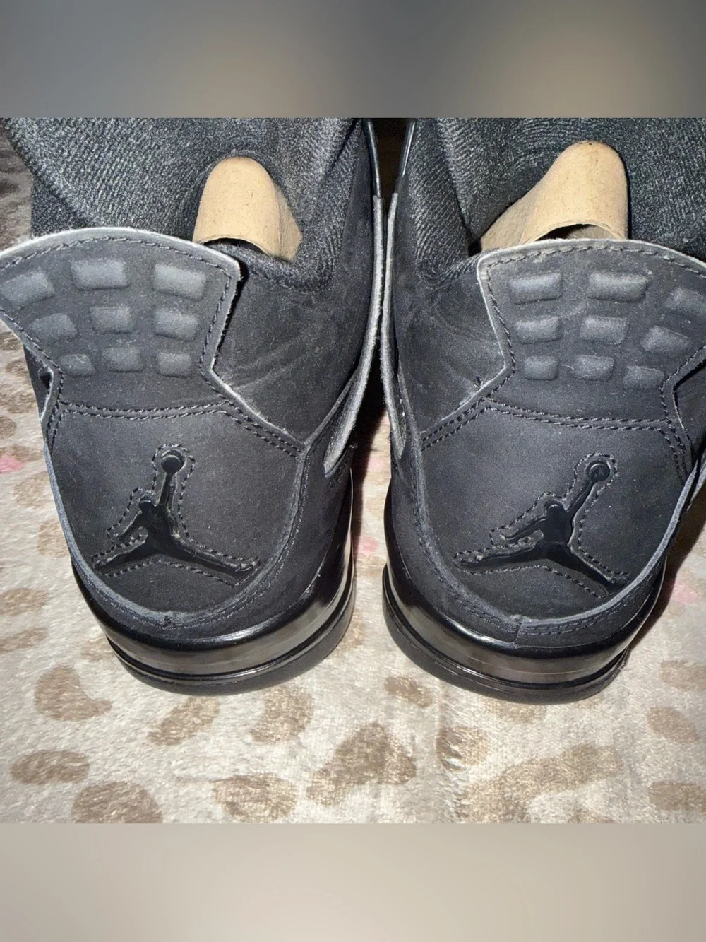 Air Jordan 4 Retro Black Cat 2020 Men’s Size 9.5 CU1110-010 Preowned
